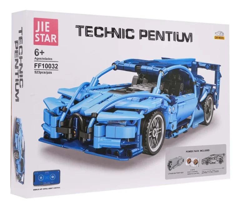 Rc Set Kockica Sportski Automobil Plavi 523 Dijela 3