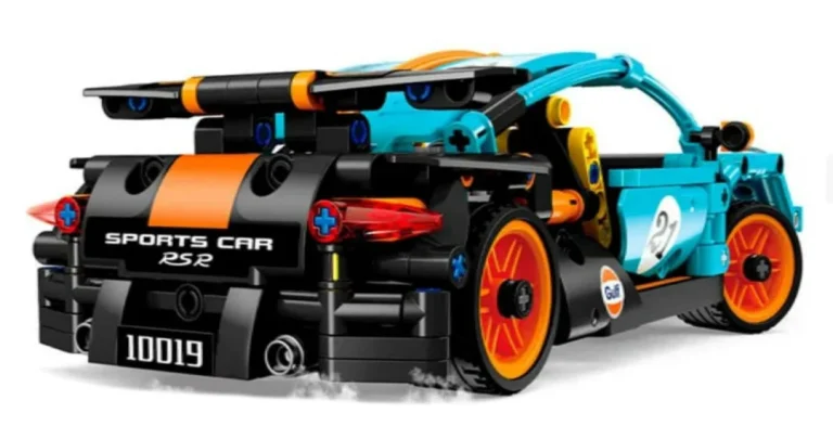 Rc Set Kockica Sportski Automobil Plavo Narančasti 534 Dijela 2
