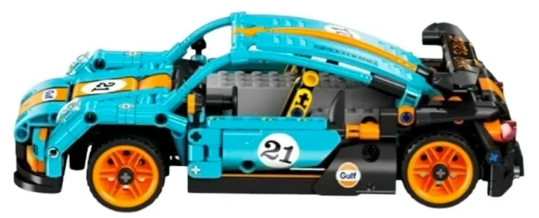Rc Set Kockica Sportski Automobil Plavo Narančasti 534 Dijela 3