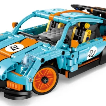 Rc Set Kockica Sportski Automobil Plavo Narančasti 534 Dijela 4