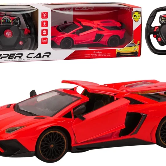 Rc Sportski Auto 1:12 S Otvorenim Vratima, Crveni 1