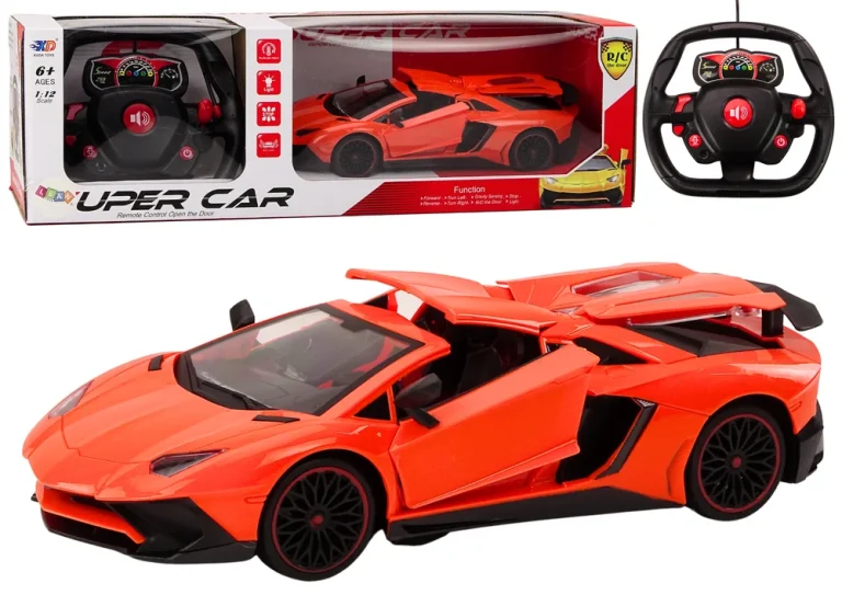 Rc Sportski Automobil 1:12 S Otvaranjem Vrata, Narančasti 1