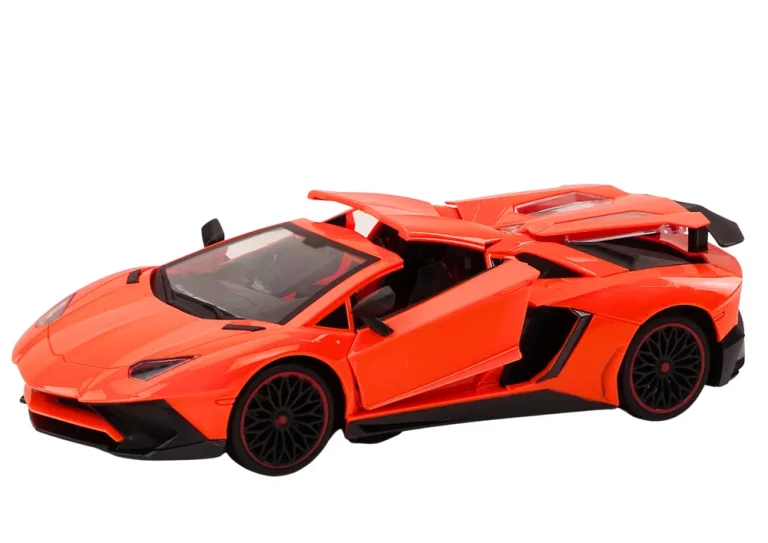 Rc Sportski Automobil 1:12 S Otvaranjem Vrata, Narančasti 2
