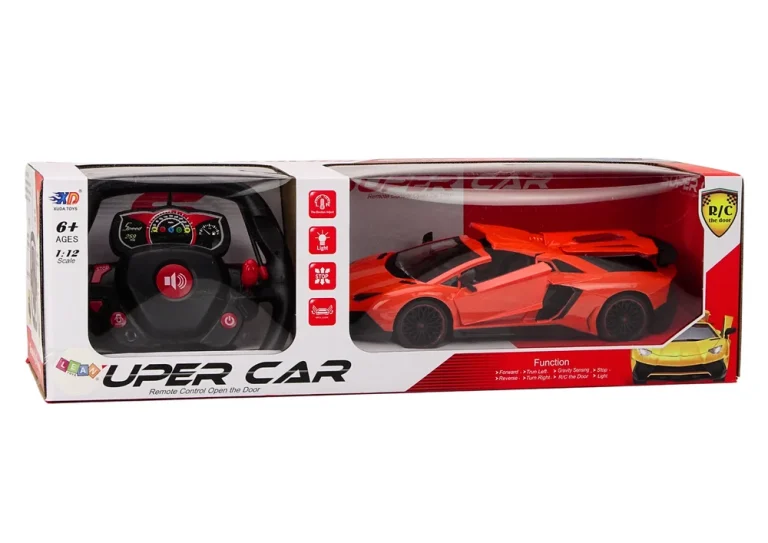 Rc Sportski Automobil 1:12 S Otvaranjem Vrata, Narančasti 5