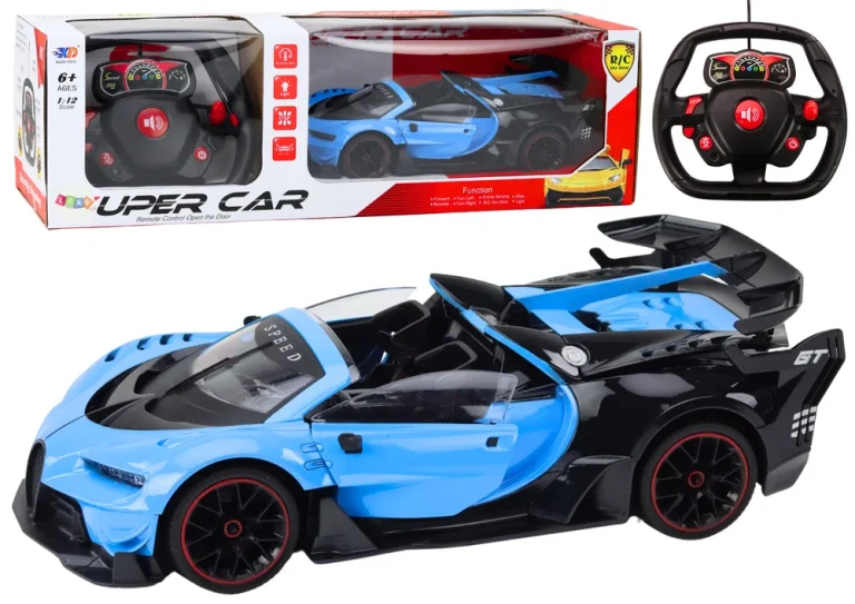 Rc Sportski Automobil 1:12 S Otvaranjem Vrata, Plavi 1