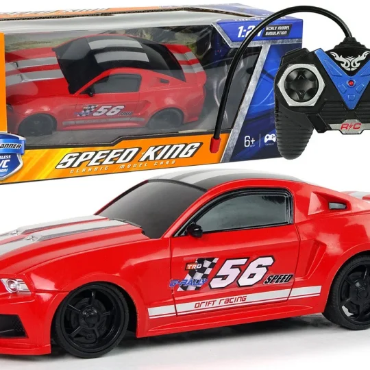 R/c Sportski Automobil 1:24 Trkaći Automobil S Crvenim Zatamnjenim Prozorima 1