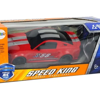 R/c Sportski Automobil 1:24 Trkaći Automobil S Crvenim Zatamnjenim Prozorima 7