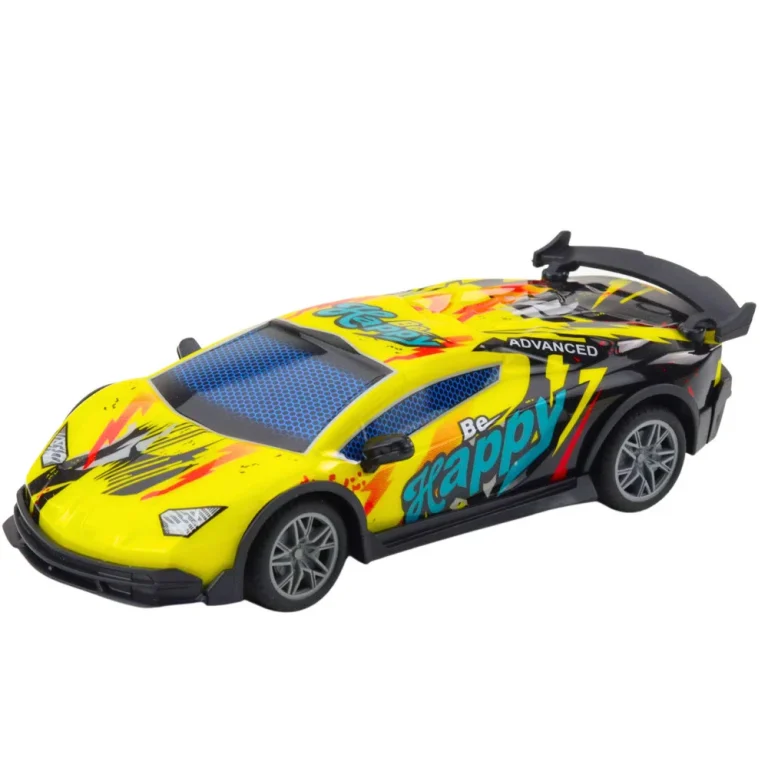 Rc Sportski Automobil S Daljinskim Upravljačem, Led Svjetla, žuta 1:22 2