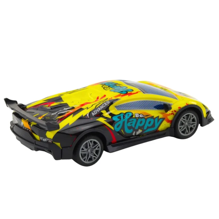 Rc Sportski Automobil S Daljinskim Upravljačem, Led Svjetla, žuta 1:22 3