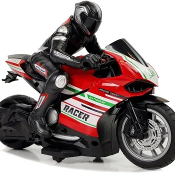 Rc Sportski Motocikl 2.4g, Domet 35 M, Crveni 3