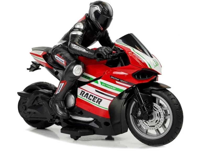 Rc Sportski Motocikl 2.4g, Domet 35 M, Crveni 3