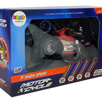 Rc Sportski Motocikl 2.4g, Domet 35 M, Crveni 6