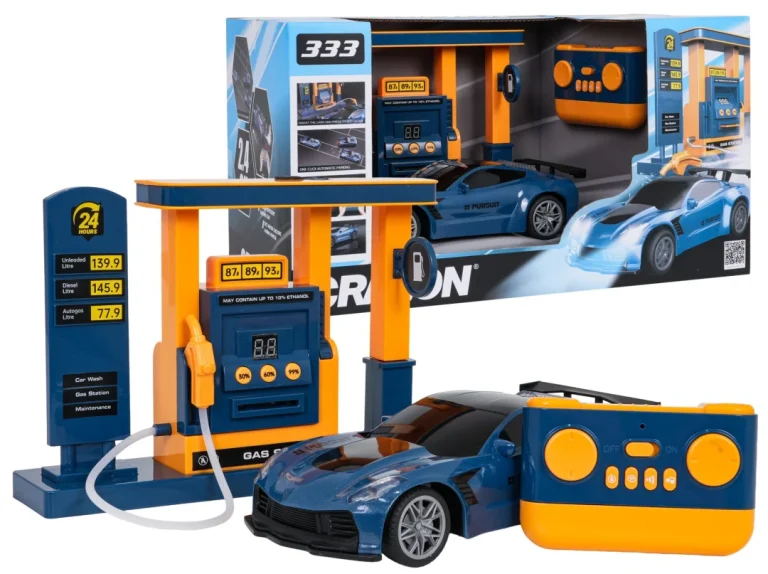 R/c Sportsko Vozilo + Stanica Za Punjenje Gorivom 1