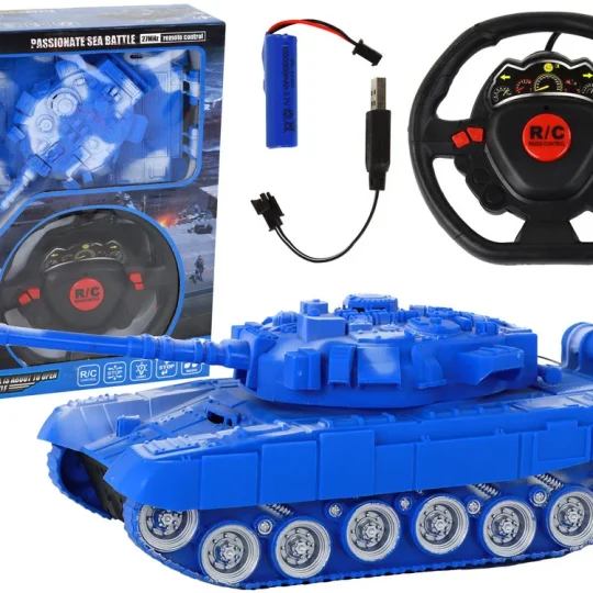 Rc Tenk 1:18 Sa Svjetlima I Zvukom, Plavi 1