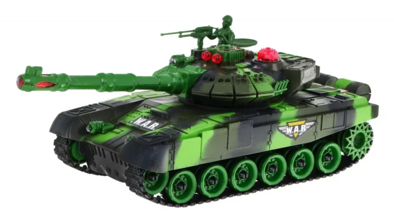Rc Tenk Za Djecu 3+ S Pucanjem, Zeleni 3