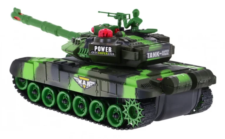 Rc Tenk Za Djecu 3+ S Pucanjem, Zeleni 4