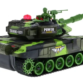 Rc Tenk Za Djecu 3+ S Pucanjem, Zeleni 5