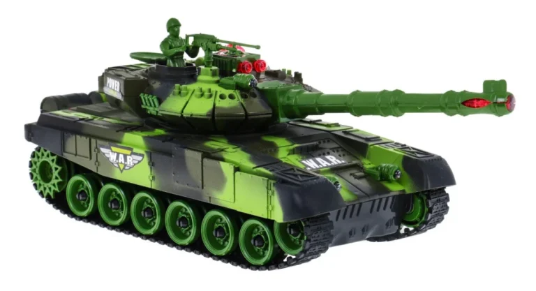 Rc Tenk Za Djecu 3+ S Pucanjem, Zeleni 6