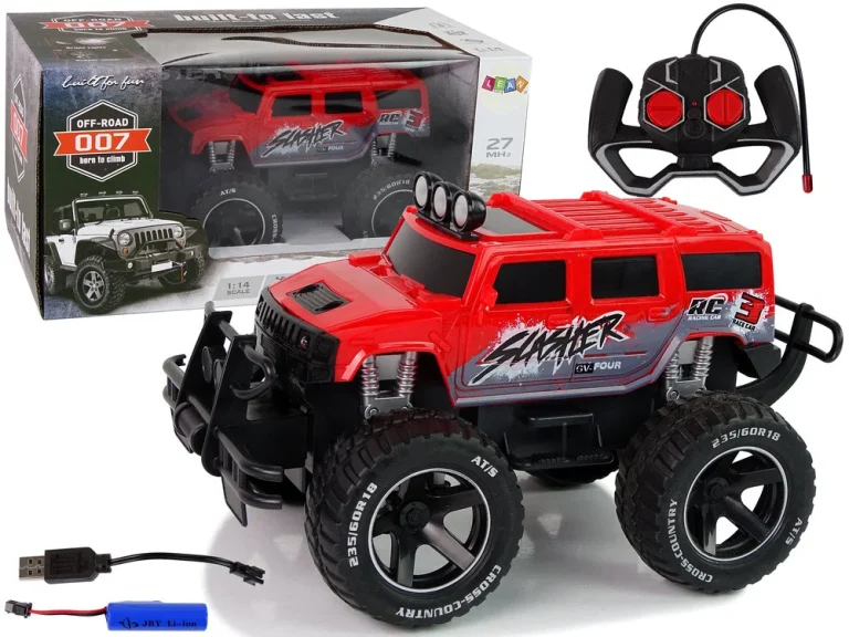 Rc Terenski Automobil 1:14 Crveni 1