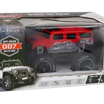 Rc Terenski Automobil 1:14 Crveni 6