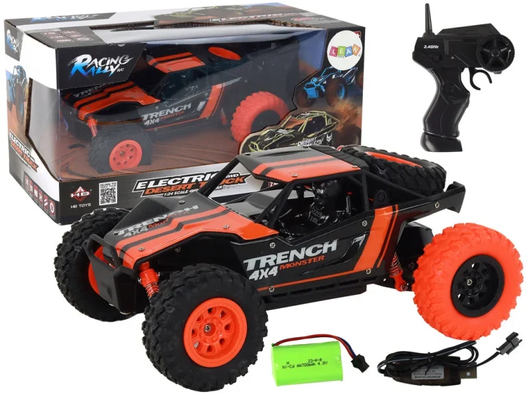 Rc Terenski Automobil 1:24, Narančasti 1