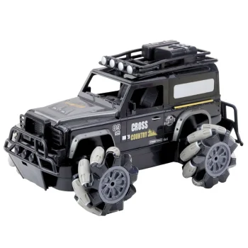 Rc Terenski Automobil S Daljinskim Upravljanjem, Rotacija Od 360°, 1:12, Crni 2