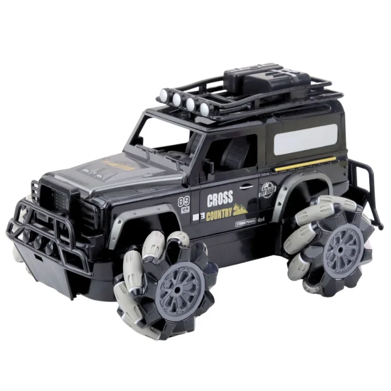 Rc Terenski Automobil S Daljinskim Upravljanjem, Rotacija Od 360°, 1:12, Crni 2
