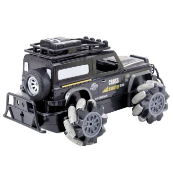 Rc Terenski Automobil S Daljinskim Upravljanjem, Rotacija Od 360°, 1:12, Crni 3