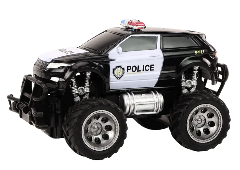 Rc Terenski Policijski Automobil 1:24 Na Daljinsko Upravljanje 3