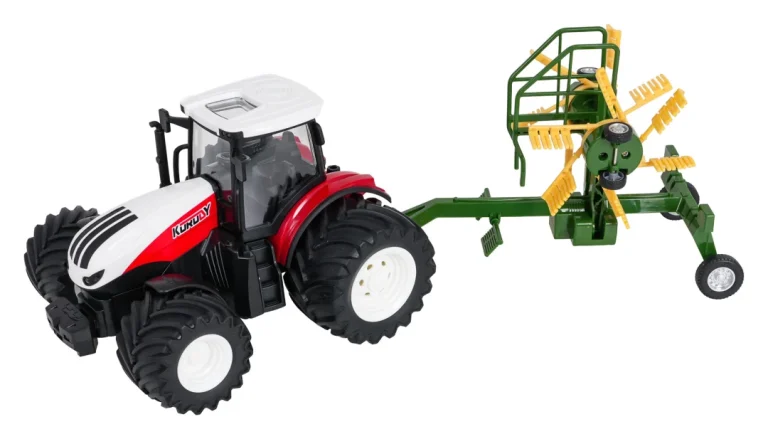 Rc Traktor S Grabljama 1:24, Crveni 2