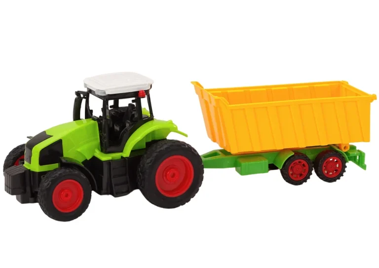 Rc Traktor S Prikolicom 1:16, Zeleni, 19 × 12 × 12 Cm 2