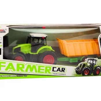 Rc Traktor S Prikolicom 1:16, Zeleni, 19 × 12 × 12 Cm 4