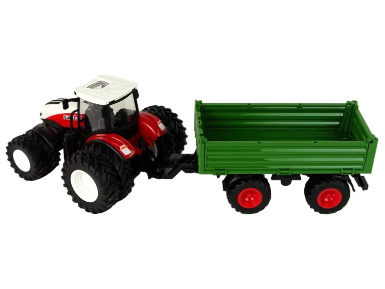 Rc Traktor S Prikolicom 1:24 Crvena Zelena 4