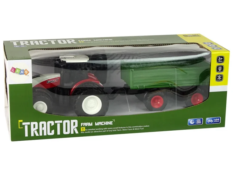 Rc Traktor S Prikolicom 1:24 Crvena Zelena 6