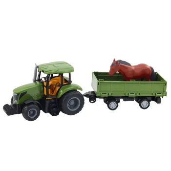 Rc Traktor S Prikolicom I Konjem Na Daljinsko 2