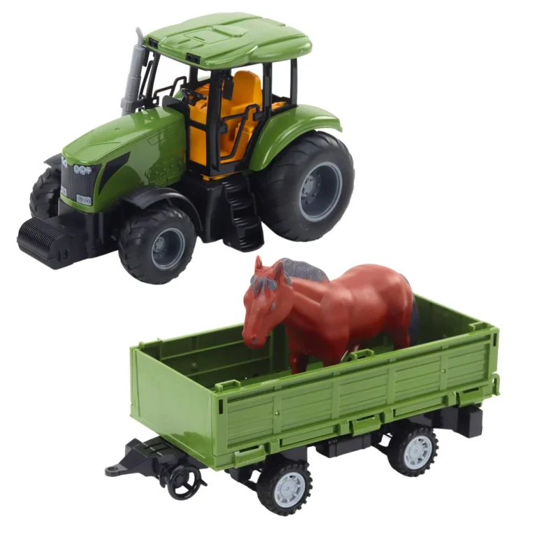 Rc Traktor S Prikolicom I Konjem Na Daljinsko 3