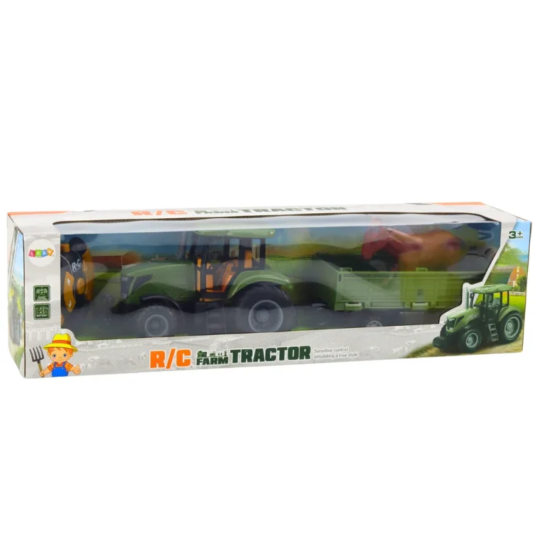 Rc Traktor S Prikolicom I Konjem Na Daljinsko 5