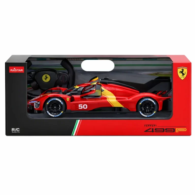 Rc Trkaći Automobil Ferrari 499p Rastar, Crveni, 1:24 4