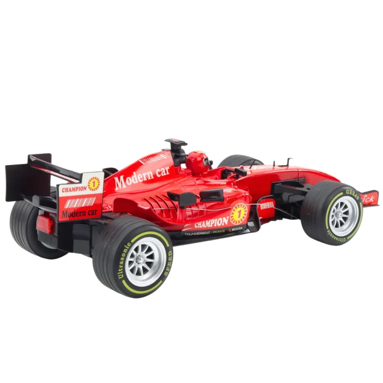 Rc Trkaći Automobil S Volanom, 1:12, Crvena, Svjetla I Zvuk 3