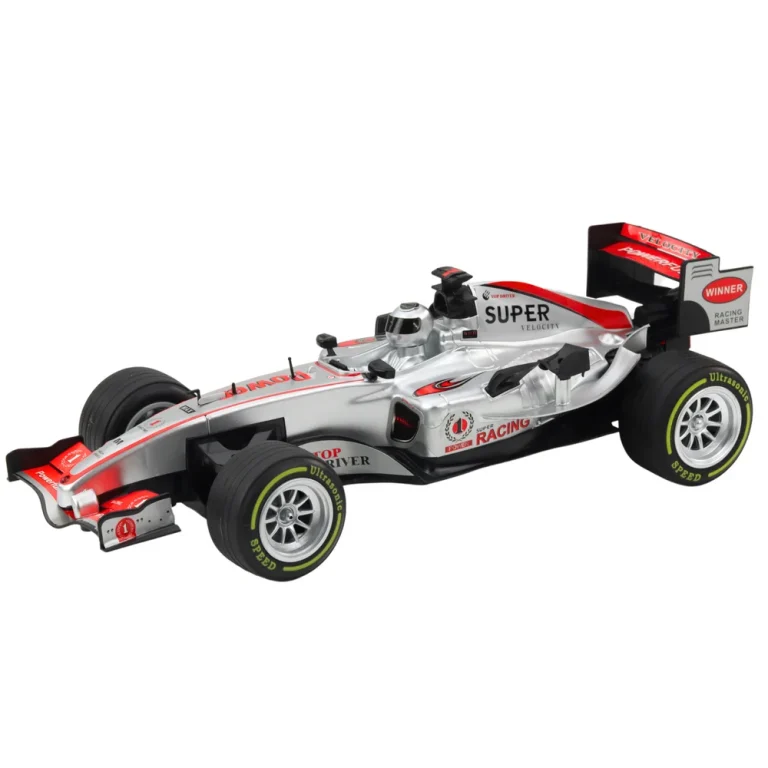 Rc Trkaći Automobil S Volanom, 1:12, Srebrna, Svjetla I Zvuk 2