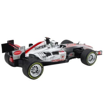 Rc Trkaći Automobil S Volanom, 1:12, Srebrna, Svjetla I Zvuk 3