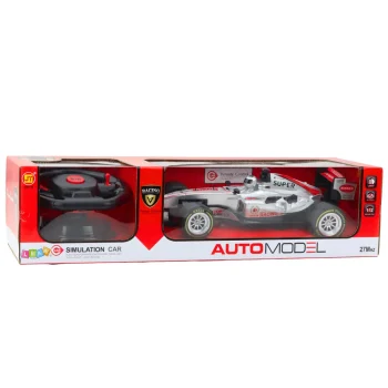 Rc Trkaći Automobil S Volanom, 1:12, Srebrna, Svjetla I Zvuk 5