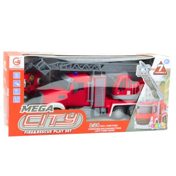 Rc Vatrogasno Vozilo S Vodom I Dizalicom 1:24 4