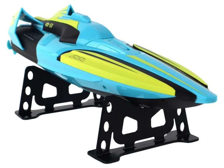 Rc Vodeni čamac 2.4g žuto Tirkizni Vodootporni Daljinski Upravljač 5