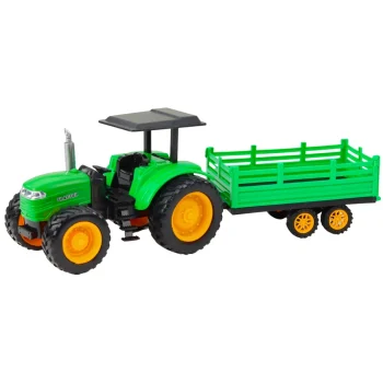 Rc Zeleni Poljoprivredni Traktor Na Daljinsko Upravljanje S Prikolicom 2