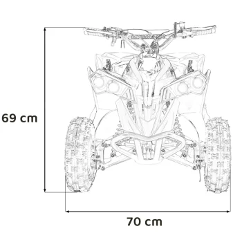 Renegade 49cc Benzinski Quad Zeleni 2