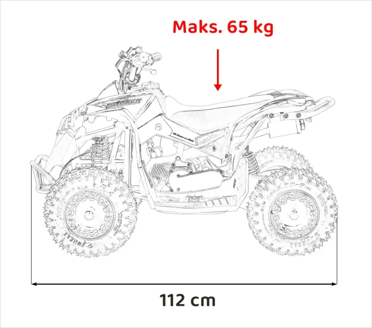 Renegade 49cc Benzinski Quad žuti 3