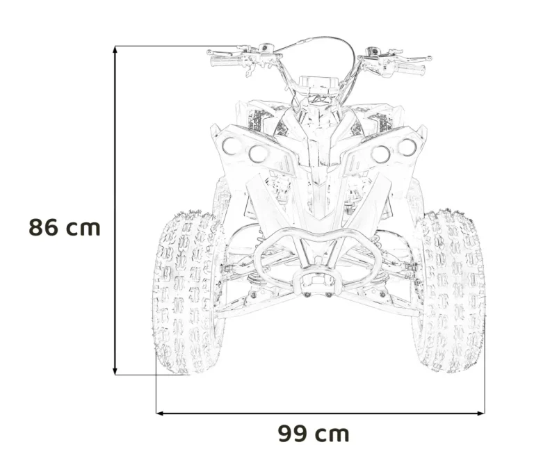Renegade Hiperfect 125cc Benzinski Quad žuti 3