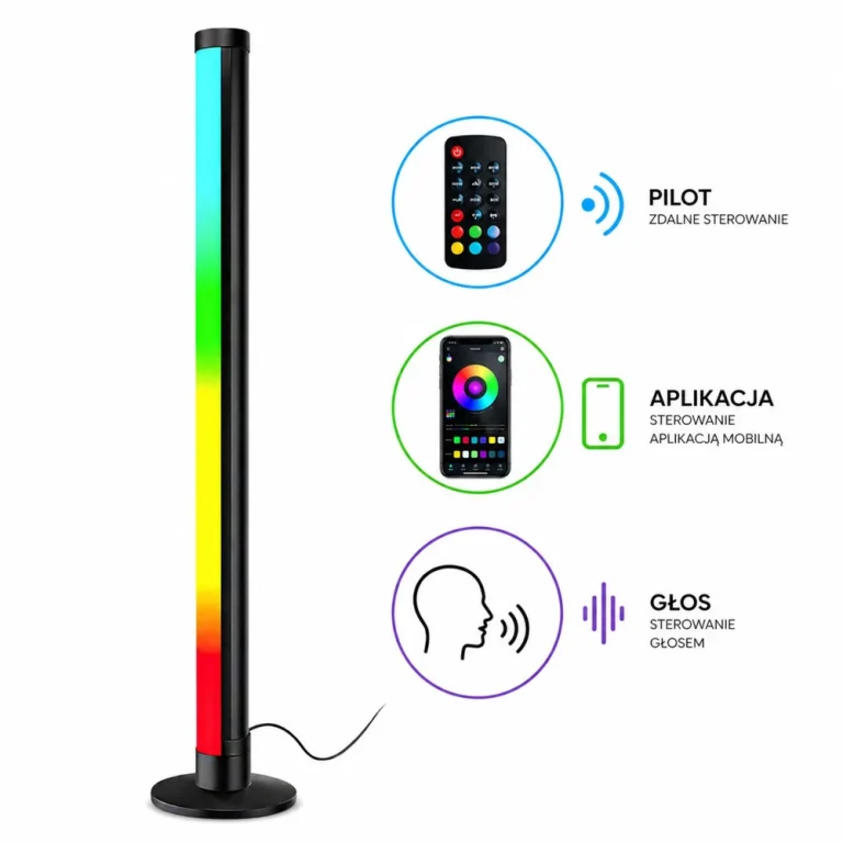 Rgb Led Kutna Podna Lampa S Aplikacijom, 90 Cm 5