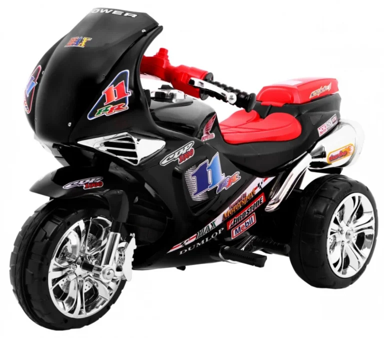 Rr1000 Električni Tricikl Za Djecu Crni + Zvuci + Svjetla + Prostor Za Pohranu, Crna Motor Na Akumulator 1